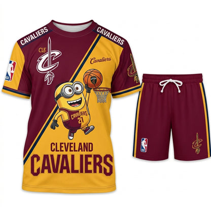All 30 Teams Available-COMBO GIFTS FOR BASKETBALL FAN | Sport Fan Set — T-Shirt + Shorts