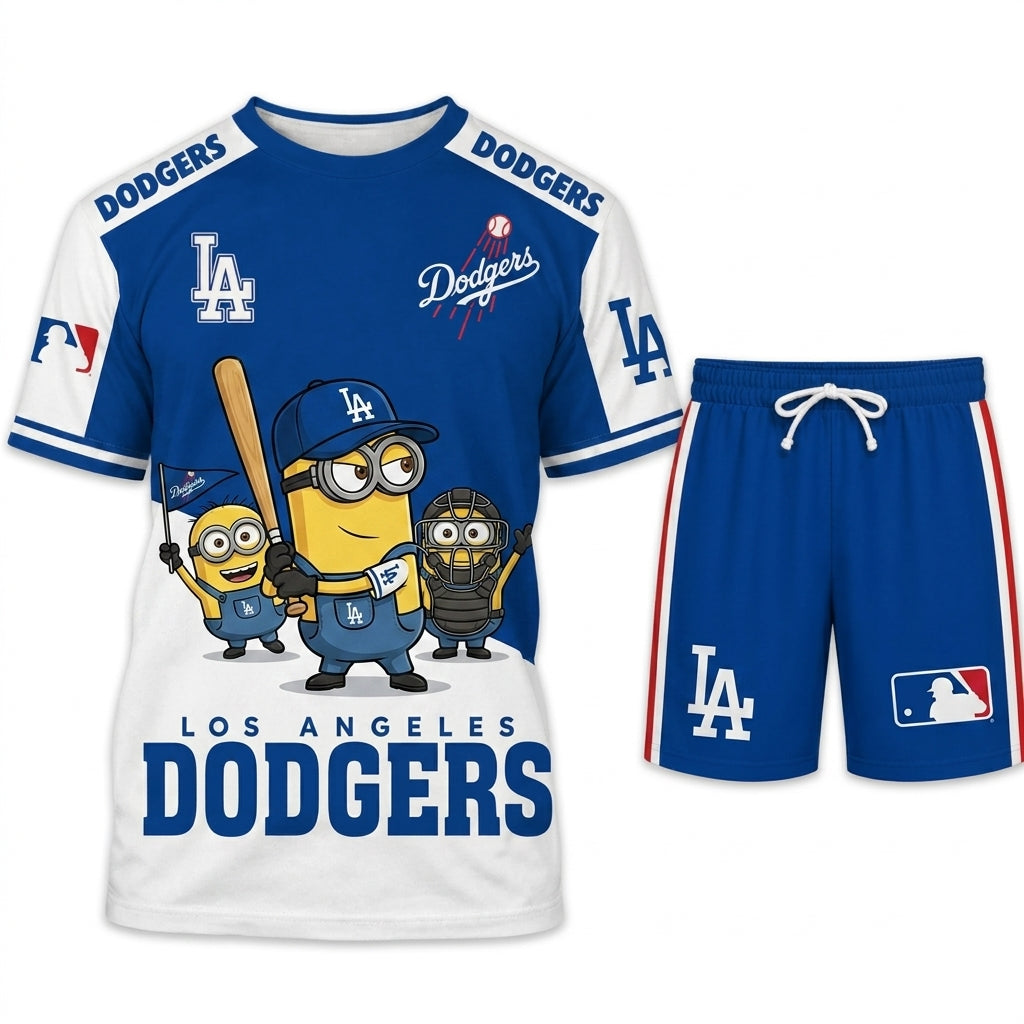 All 30 Teams Available-COMBO GIFTS FOR BASEBALL FAN | Sport Fan Set — T-Shirt + Shorts