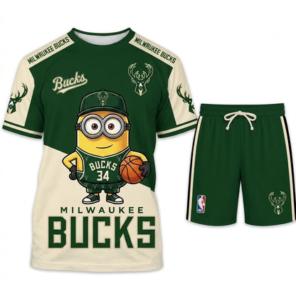 All 30 Teams Available-COMBO GIFTS FOR BASKETBALL FAN | Sport Fan Set — T-Shirt + Shorts