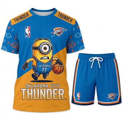 All 30 Teams Available-COMBO GIFTS FOR BASKETBALL FAN | Sport Fan Set — T-Shirt + Shorts