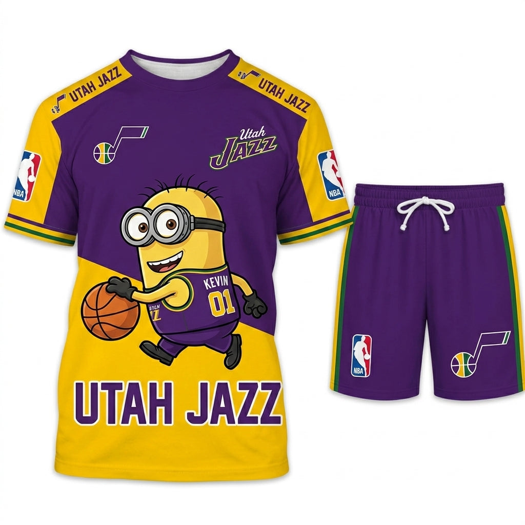 All 30 Teams Available-COMBO GIFTS FOR BASKETBALL FAN | Sport Fan Set — T-Shirt + Shorts
