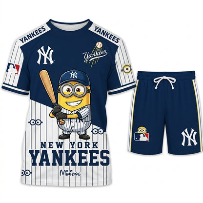All 30 Teams Available-COMBO GIFTS FOR BASEBALL FAN | Sport Fan Set — T-Shirt + Shorts