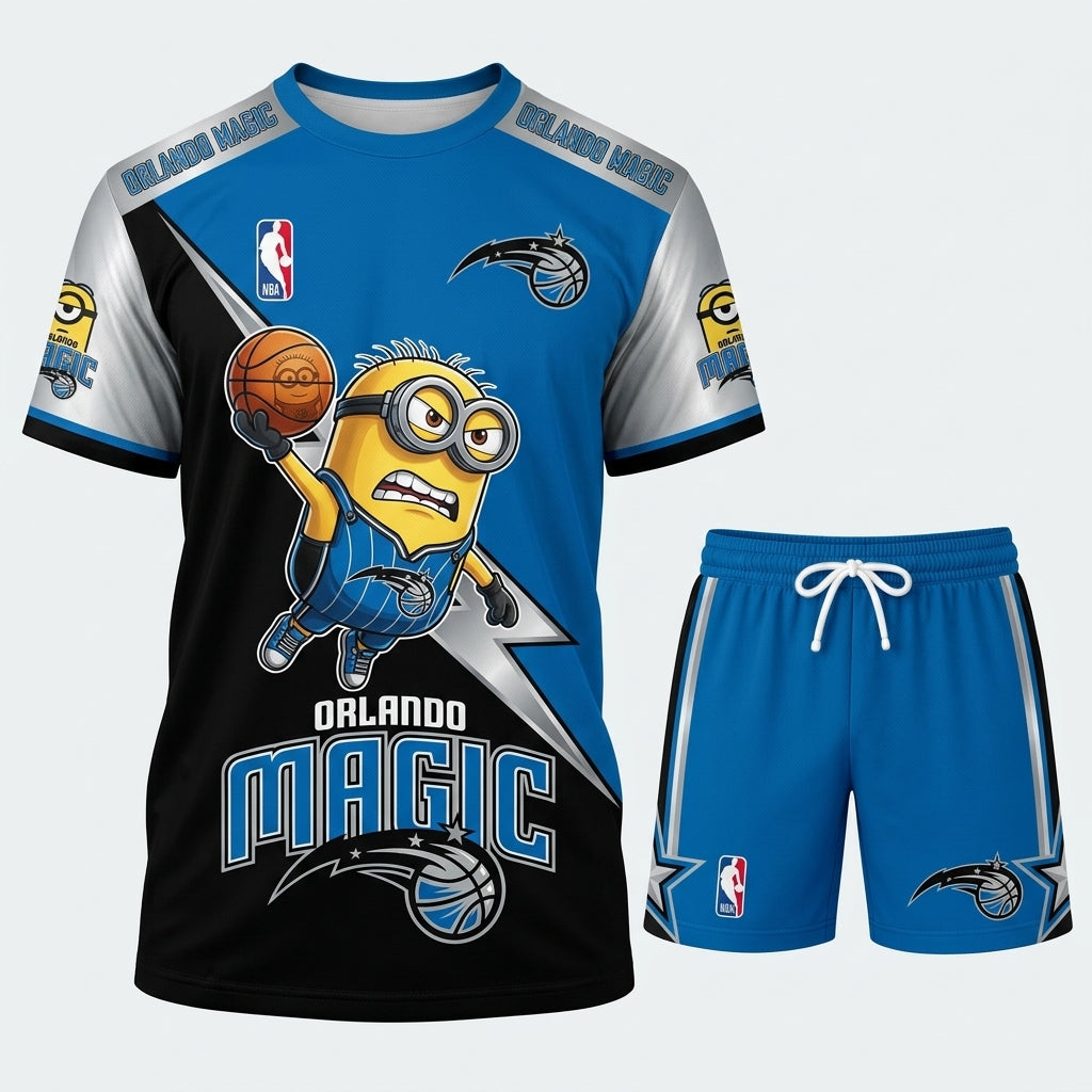 All 30 Teams Available-COMBO GIFTS FOR BASKETBALL FAN | Sport Fan Set — T-Shirt + Shorts