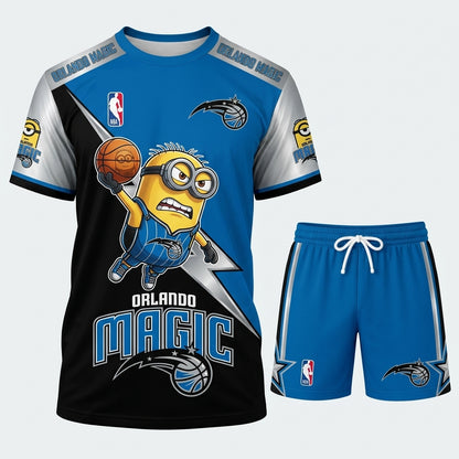 All 30 Teams Available-COMBO GIFTS FOR BASKETBALL FAN | Sport Fan Set — T-Shirt + Shorts