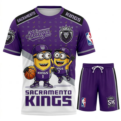 All 30 Teams Available-COMBO GIFTS FOR BASKETBALL FAN | Sport Fan Set — T-Shirt + Shorts