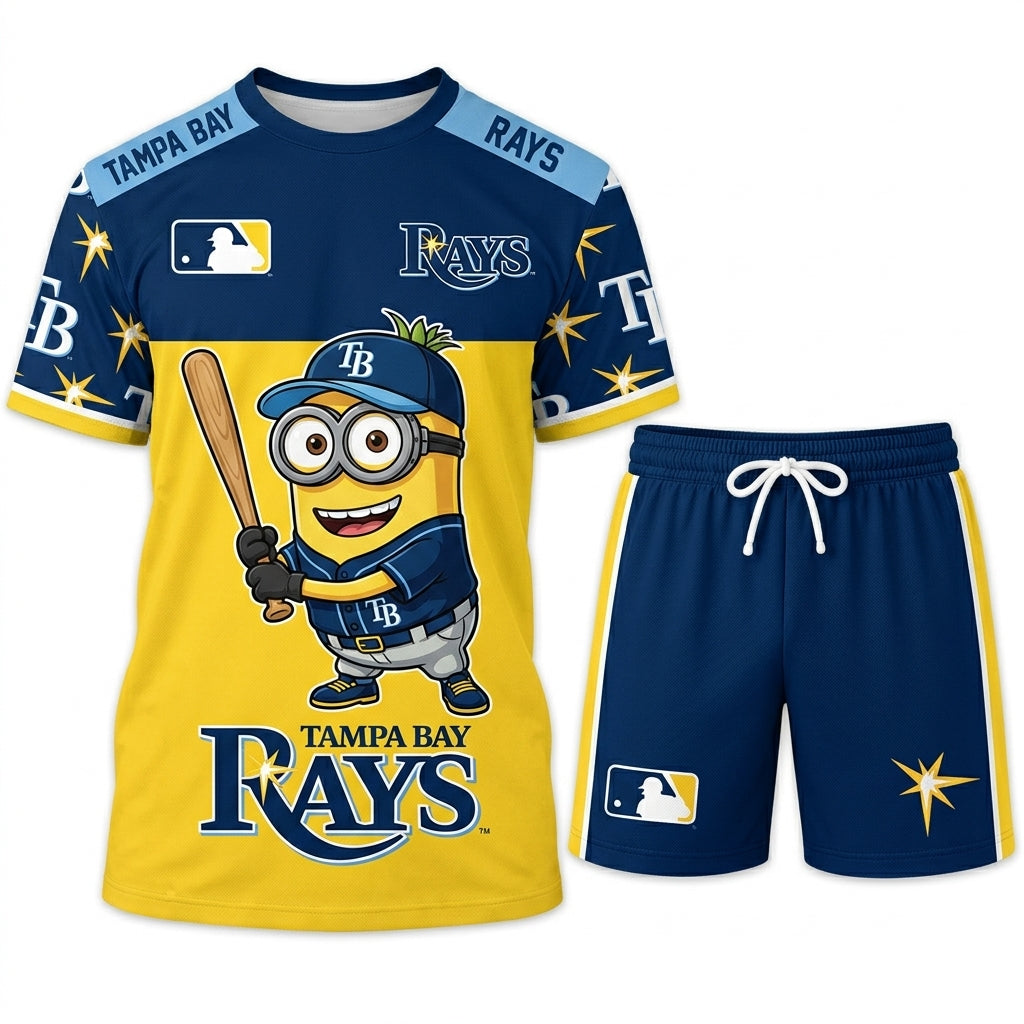 All 30 Teams Available-COMBO GIFTS FOR BASEBALL FAN | Sport Fan Set — T-Shirt + Shorts