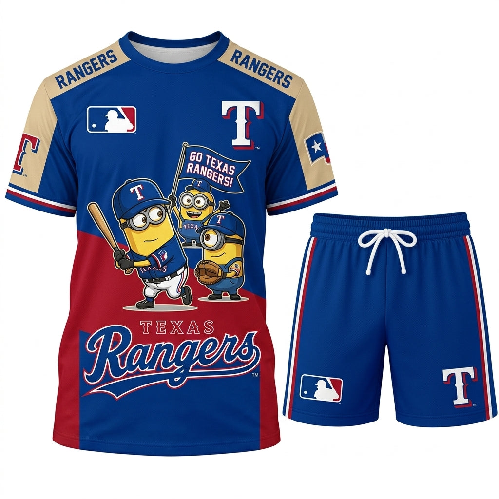 All 30 Teams Available-COMBO GIFTS FOR BASEBALL FAN | Sport Fan Set — T-Shirt + Shorts