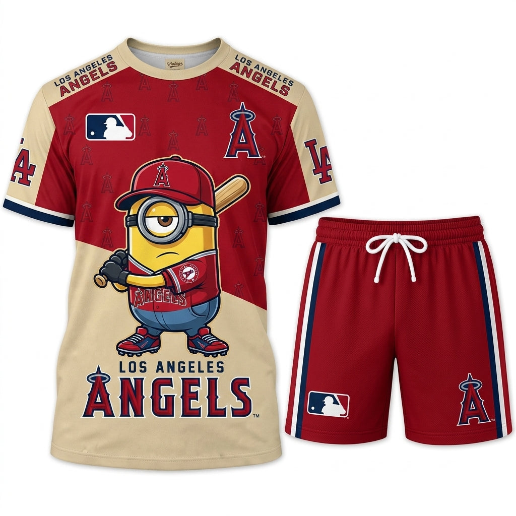 All 30 Teams Available-COMBO GIFTS FOR BASEBALL FAN | Sport Fan Set — T-Shirt + Shorts