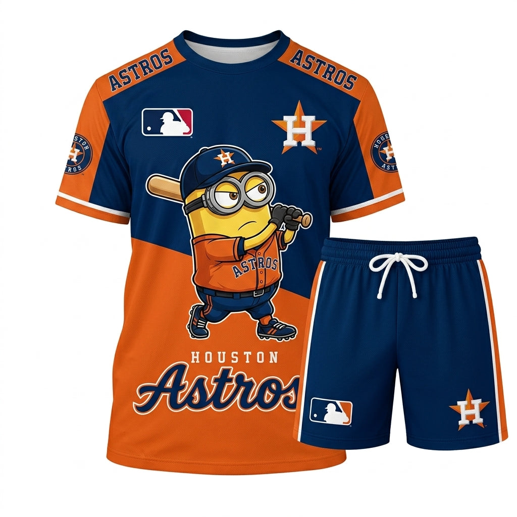 All 30 Teams Available-COMBO GIFTS FOR BASEBALL FAN | Sport Fan Set — T-Shirt + Shorts
