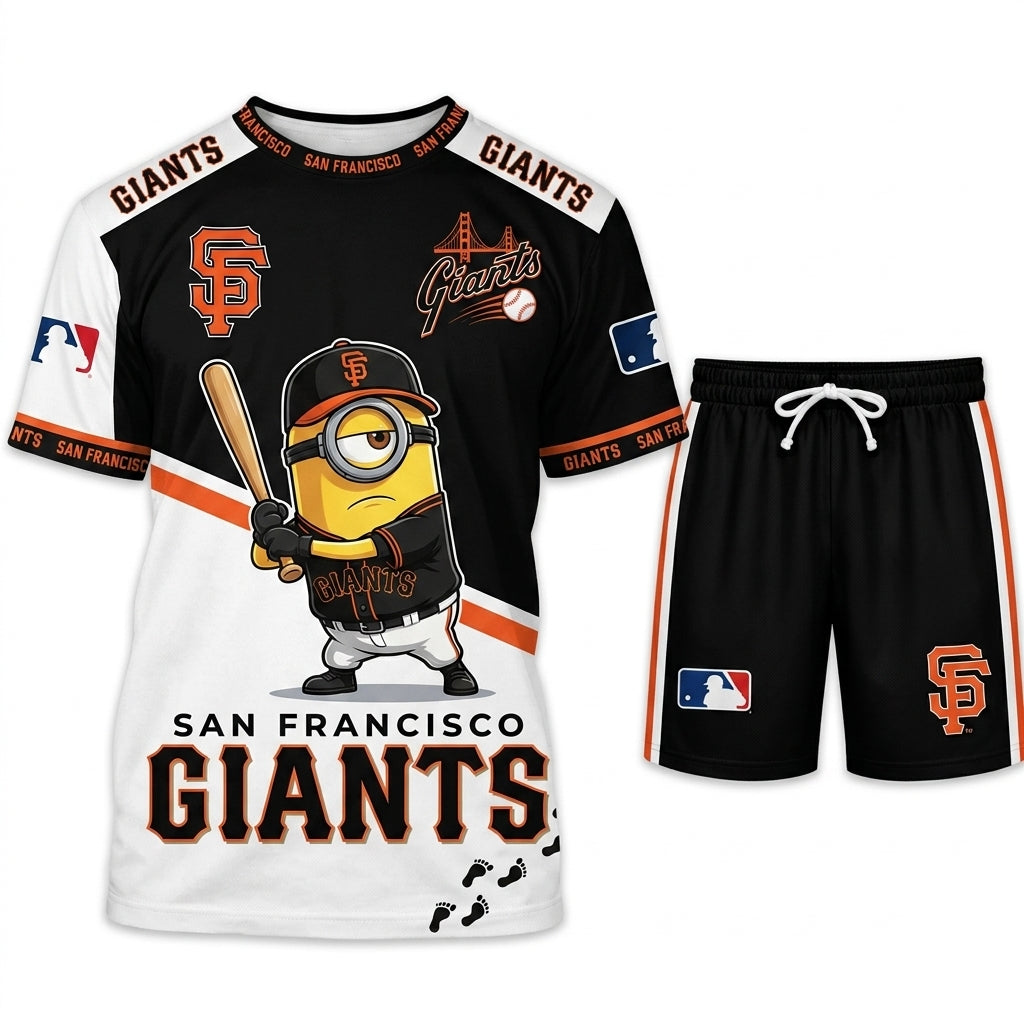 All 30 Teams Available-COMBO GIFTS FOR BASEBALL FAN | Sport Fan Set — T-Shirt + Shorts
