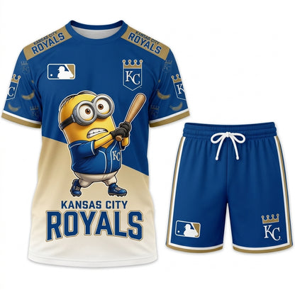 All 30 Teams Available-COMBO GIFTS FOR BASEBALL FAN | Sport Fan Set — T-Shirt + Shorts