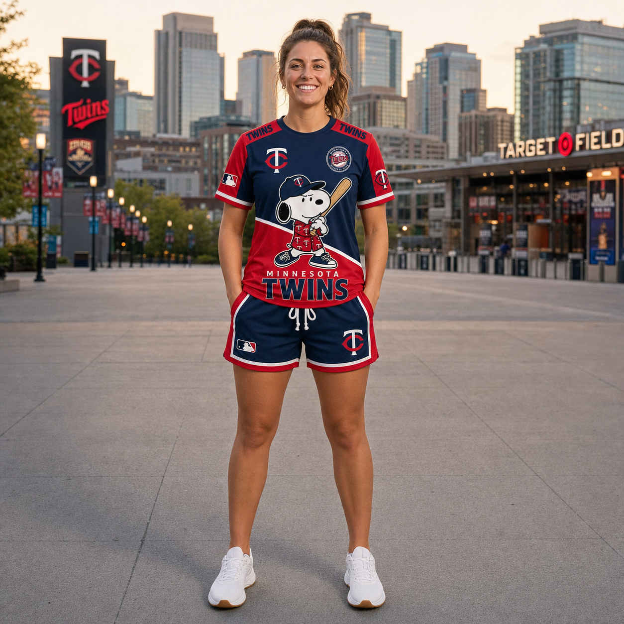 Sport Fan Set — T-Shirt + Shorts | All 30 Teams Available-COMBO GIFTS FOR FAN