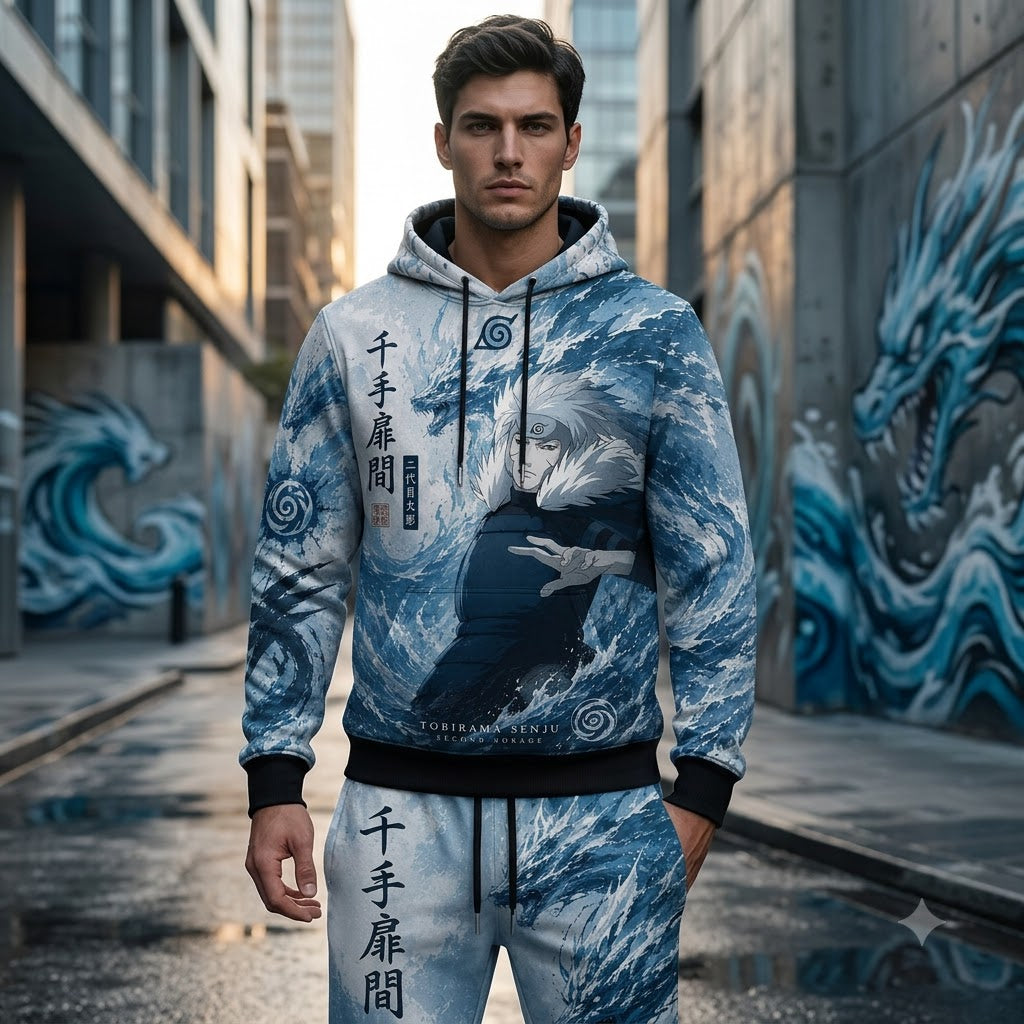 Limited Edition Leaf Village Fan Set — Hoodie & Sweatpants | Ninja Hero Style