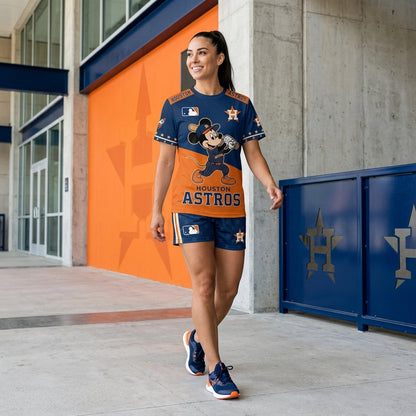 All 30 BASEBALL Teams Available-COMBO GIFTS FOR FAN | Sport Fan Set — T-Shirt + Shorts