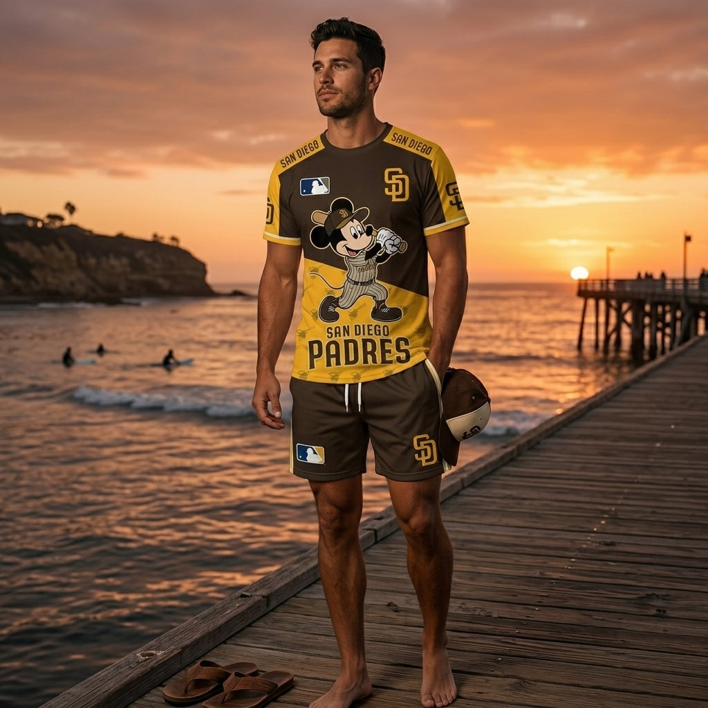 All 30 BASEBALL Teams Available-COMBO GIFTS FOR FAN | Sport Fan Set — T-Shirt + Shorts
