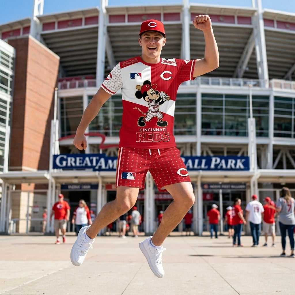All 30 BASEBALL Teams Available-COMBO GIFTS FOR FAN | Sport Fan Set — T-Shirt + Shorts