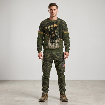 American Veteran Faith Shirt — Jesus Christ Veteran Graphic T-Shirt — Sweatshirt — Hoodie & Zip Hood - Custom Fan Apparel Image 6