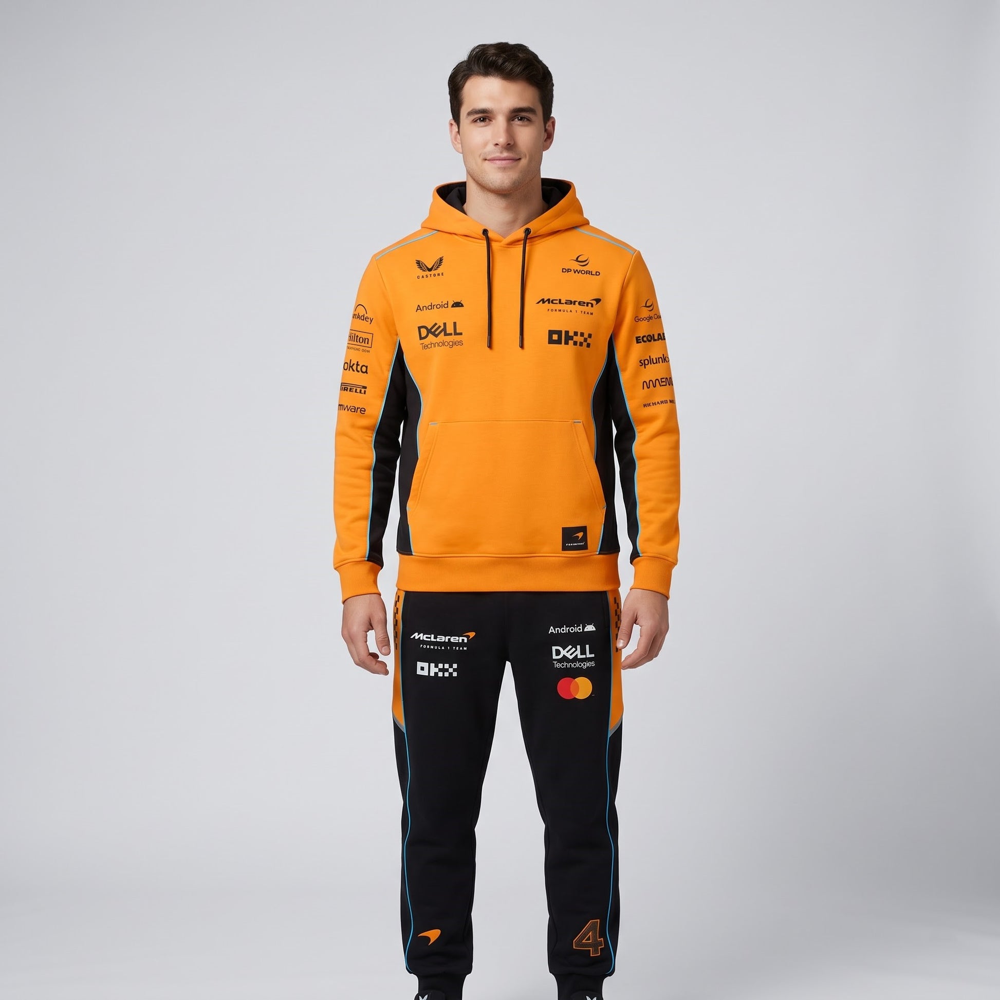 Formula Racing F1 Hoodie & Sweatpants Set — Motorsport Team Inspired Tracksuit — Racing Fan Outfit 2 - Custom Fan Apparel Image 2