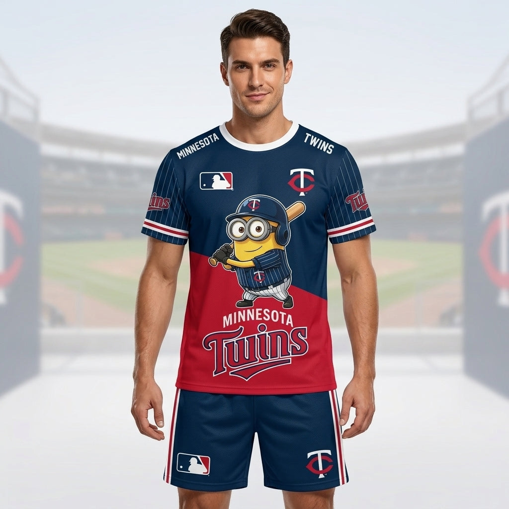 All 30 Teams Available-COMBO GIFTS FOR BASEBALL FAN | Sport Fan Set — T-Shirt + Shorts