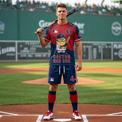 All 30 Teams Available-COMBO GIFTS FOR BASEBALL FAN | Sport Fan Set — T-Shirt + Shorts