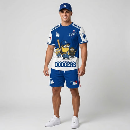 Minions MLB Baseball Fan Set — T-Shirt & Shorts | All 30 Teams Available