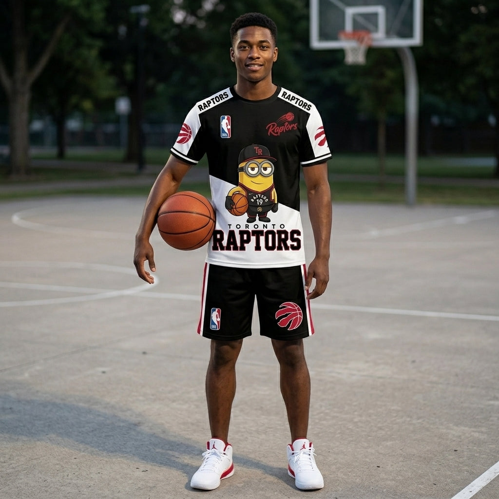 All 30 Teams Available-COMBO GIFTS FOR BASKETBALL FAN | Sport Fan Set — T-Shirt + Shorts