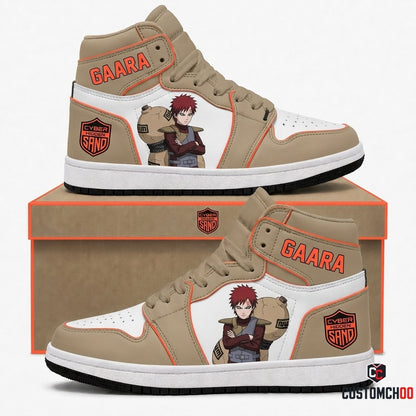 Gaara of the Sand Anime Canvas High Top Sneakers - 02. Cyber Techwear