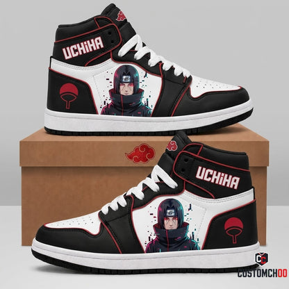 Itachi Uchiha Anime Canvas High Top Sneakers - 02. Cyber Techwear