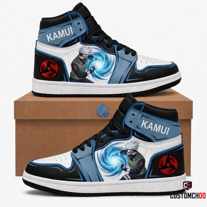 Kakashi Hatake Anime Canvas High Top Sneakers - 03. Kamui Dimension