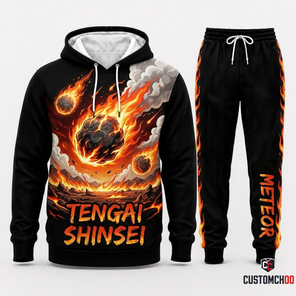 Madara Uchiha Anime Tracksuit Set - Hoodie & Jogger Pants - 07. Meteorite Blast