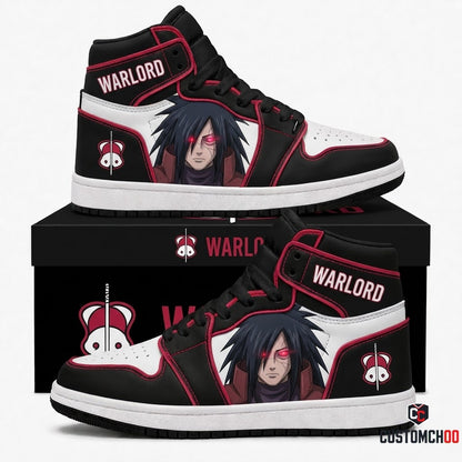 Madara Uchiha Anime Canvas High Top Sneakers - 02. Cyber Techwear
