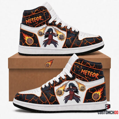 Madara Uchiha Anime Canvas High Top Sneakers - 07. Meteorite Blast
