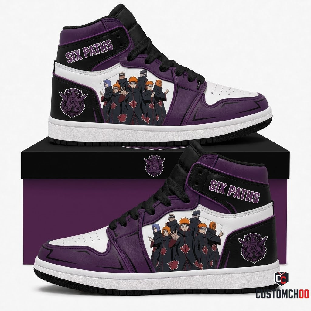 Pain (Nagato) Anime Canvas High Top Sneakers - 03. Sixpaths Avatar