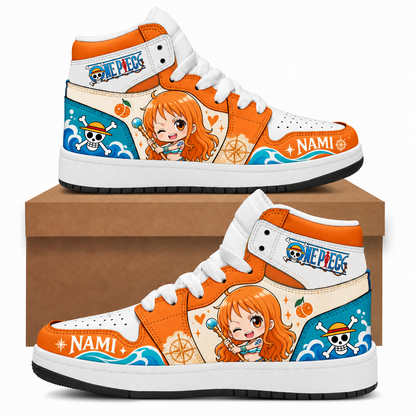 Limited Edition One Piece Squad Fan Shoes — Anime High Top Sneaker Gift