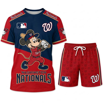 All 30 BASEBALL Teams Available-COMBO GIFTS FOR FAN | Sport Fan Set — T-Shirt + Shorts