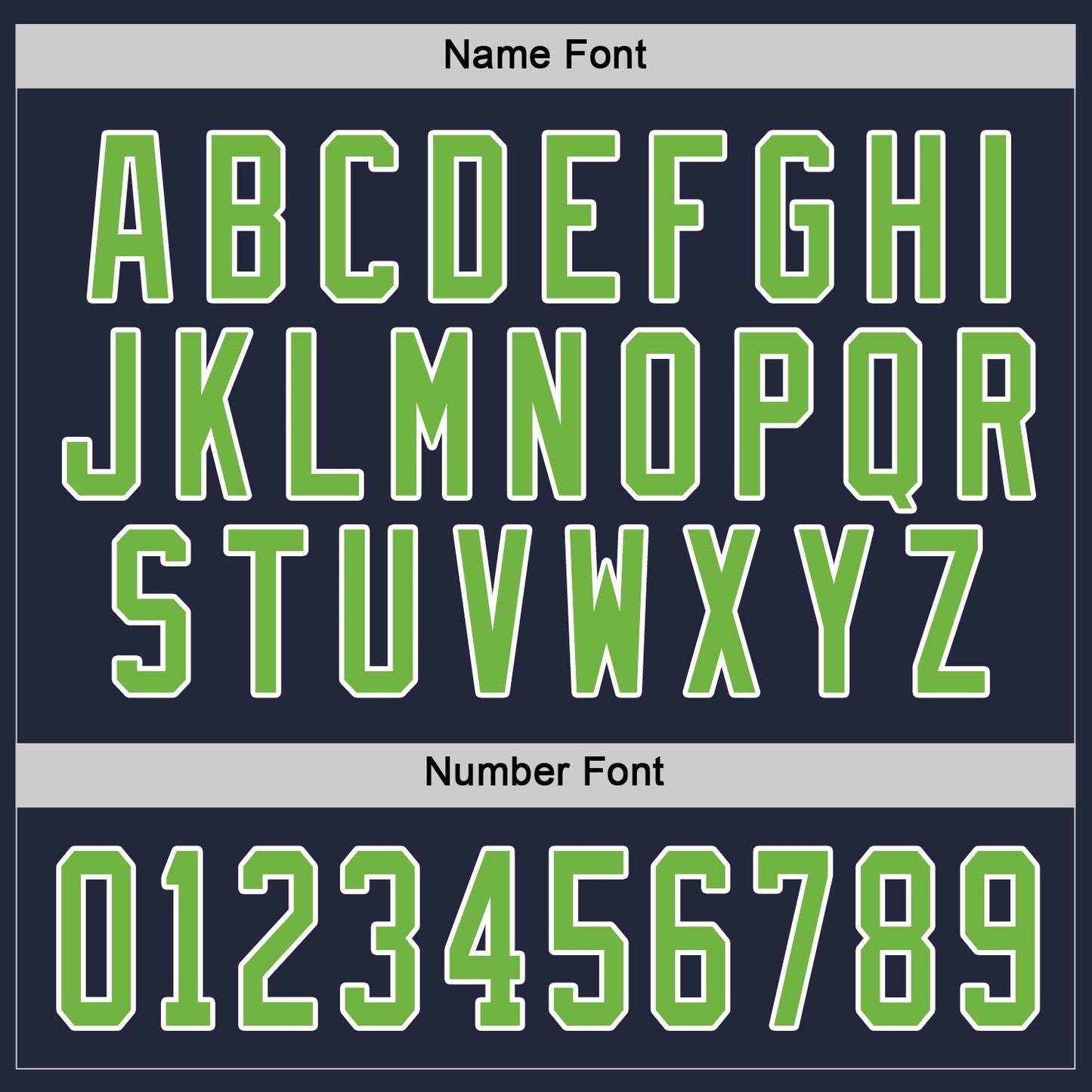 Custom Navy Neon Green-White Hockey Jersey