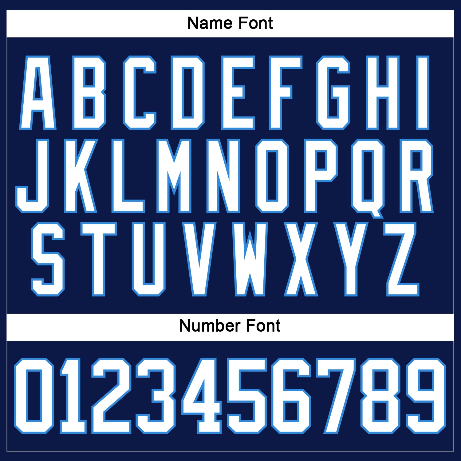 Custom Navy White-Powder Blue Hockey Lace Neck Jersey