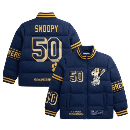 Sport Fan Stand-up Collar Down Jacket | All 30 Teams MLB Available - GIFTS FOR FAN