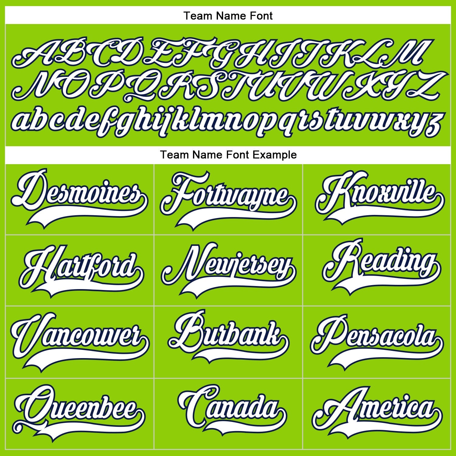 Custom Neon Green White-Navy Hockey Lace Neck Jersey