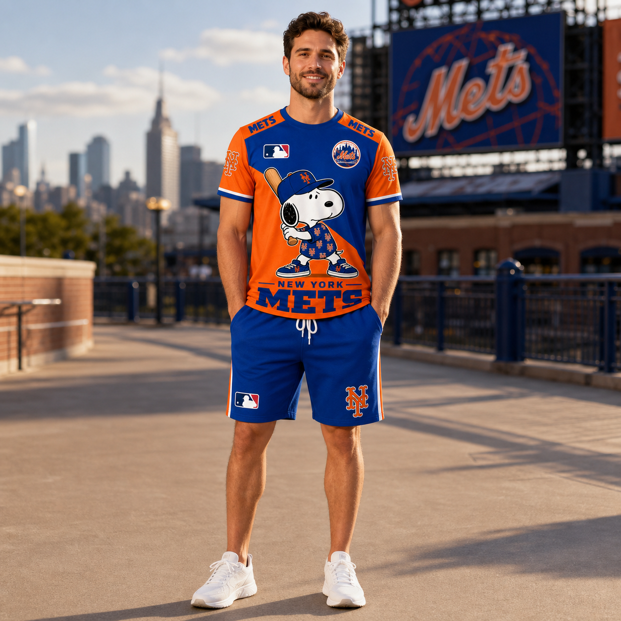 Sport Fan Set — T-Shirt + Shorts | All 30 Teams Available-COMBO GIFTS FOR FAN