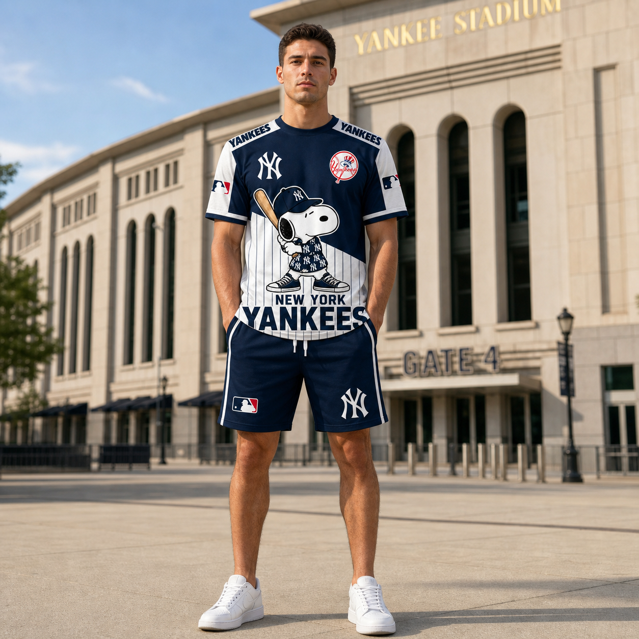 Sport Fan Set — T-Shirt + Shorts | All 30 Teams Available-COMBO GIFTS FOR FAN