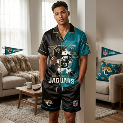 SHORT-SLEEVE PAJAMAS SET FOR TOP TEAM FOOTBALL FAN