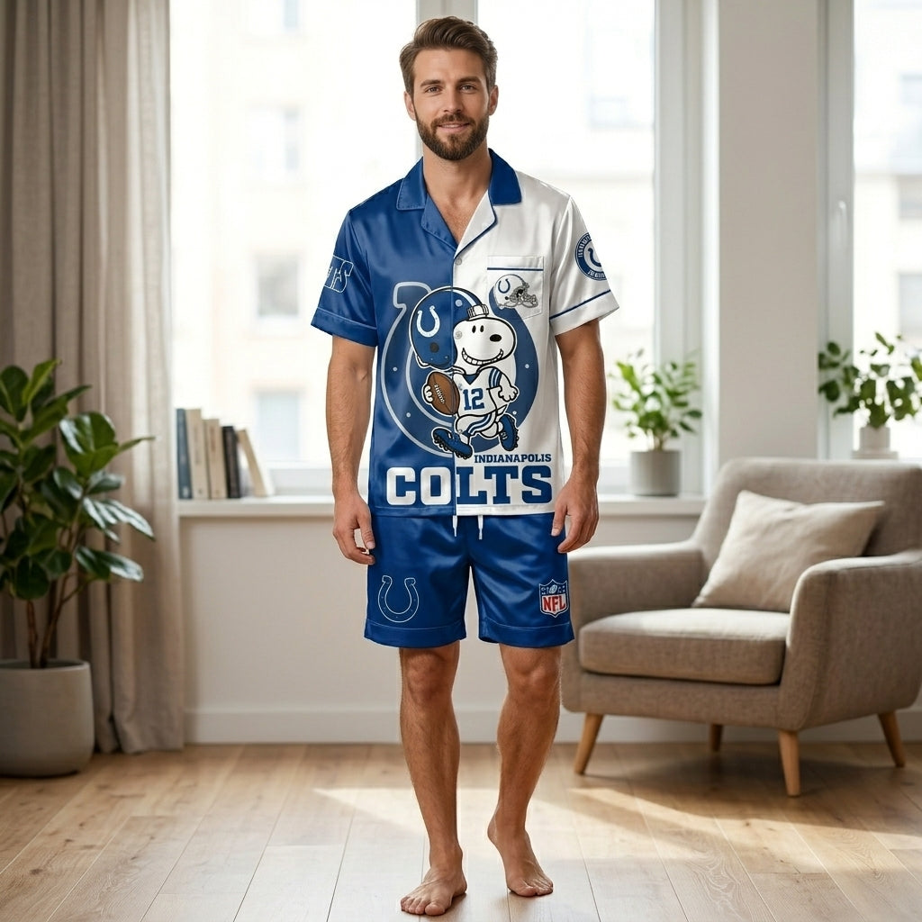 SHORT-SLEEVE PAJAMAS SET FOR TOP TEAM FOOTBALL FAN