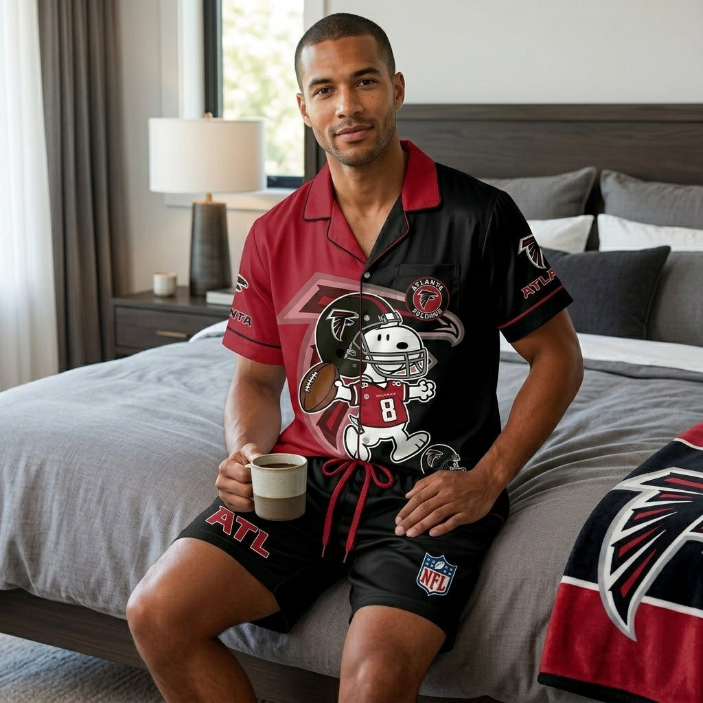 SHORT-SLEEVE PAJAMAS SET FOR TOP TEAM FOOTBALL FAN