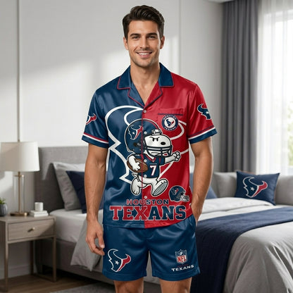 SHORT-SLEEVE PAJAMAS SET FOR TOP TEAM FOOTBALL FAN