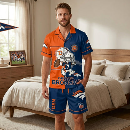 SHORT-SLEEVE PAJAMAS SET FOR TOP TEAM FOOTBALL FAN