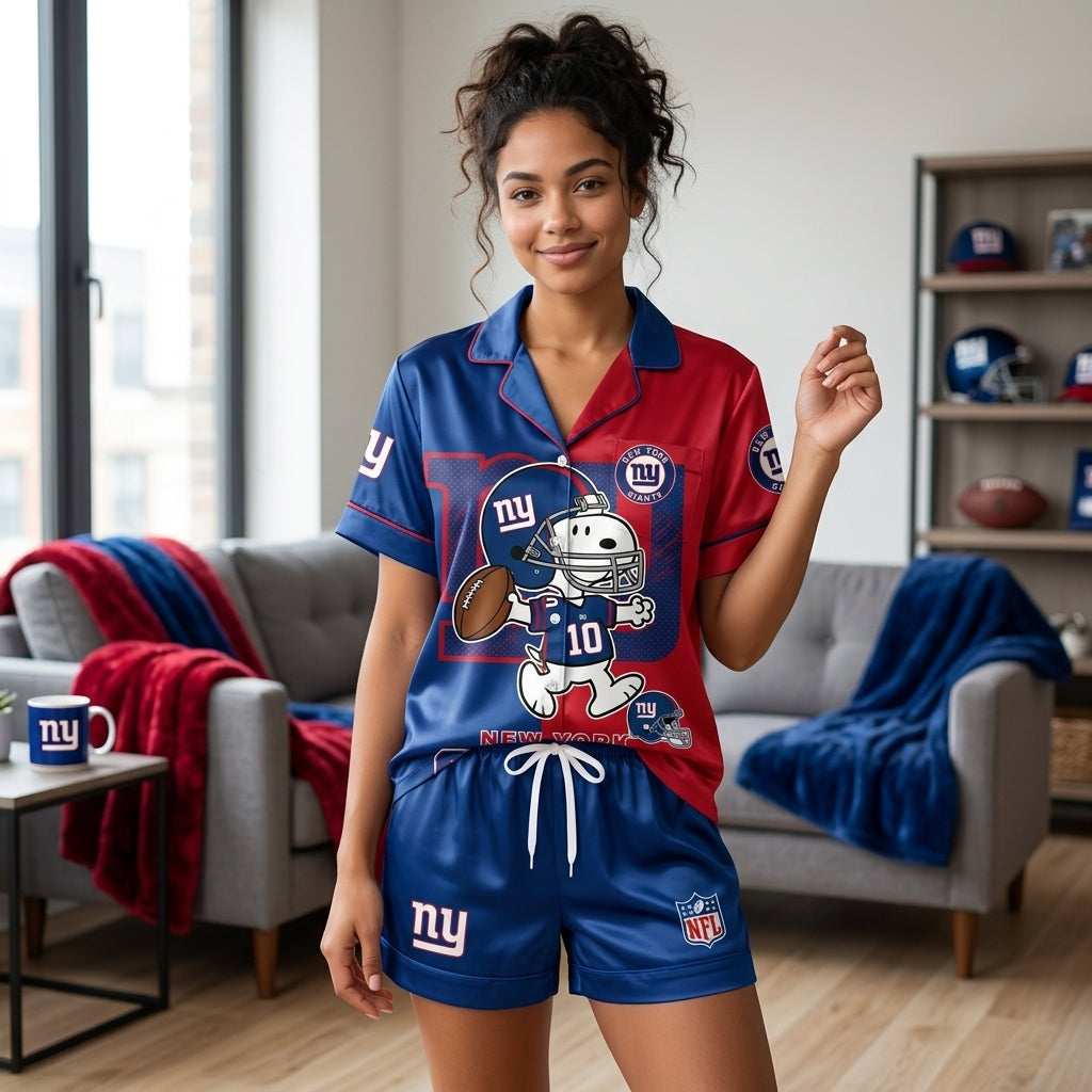 SHORT-SLEEVE PAJAMAS SET FOR TOP TEAM FOOTBALL FAN