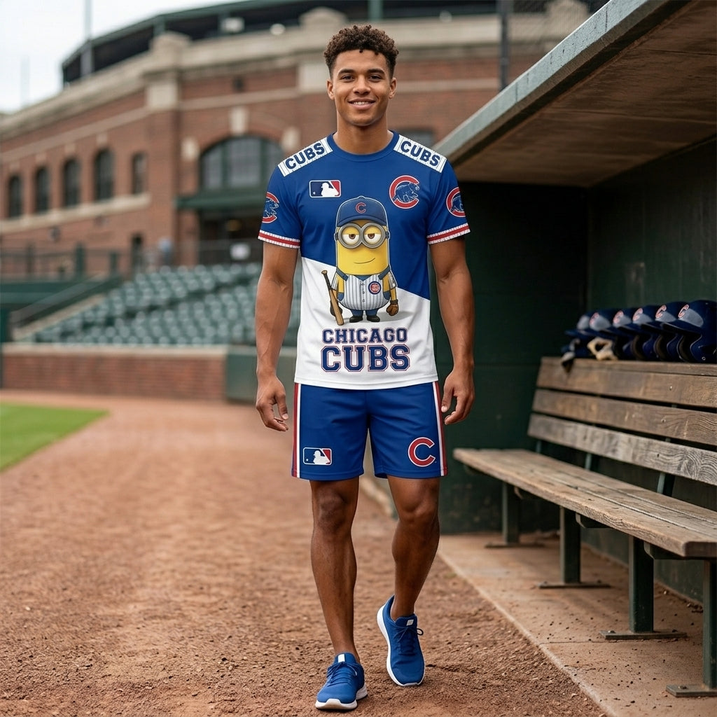 All 30 Teams Available-COMBO GIFTS FOR BASEBALL FAN | Sport Fan Set — T-Shirt + Shorts
