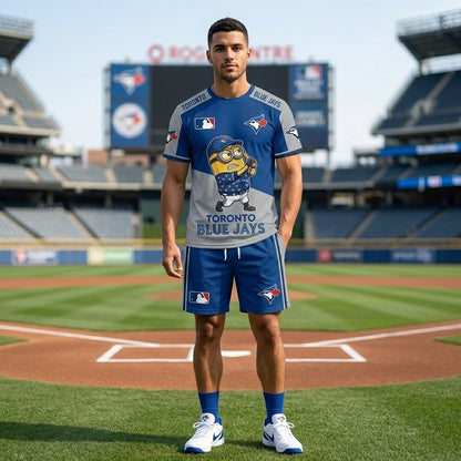 All 30 Teams Available-COMBO GIFTS FOR BASEBALL FAN | Sport Fan Set — T-Shirt + Shorts