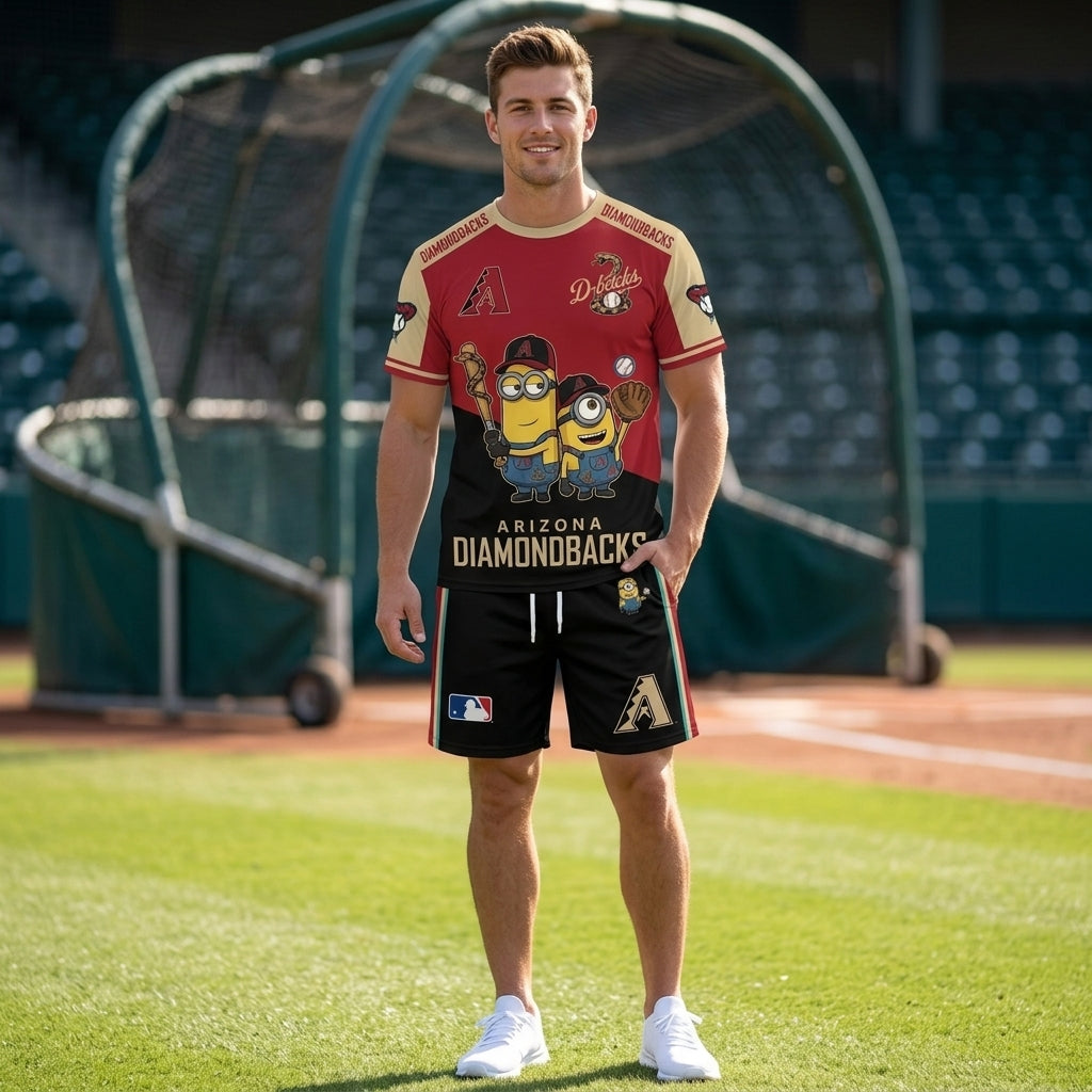 All 30 Teams Available-COMBO GIFTS FOR BASEBALL FAN | Sport Fan Set — T-Shirt + Shorts